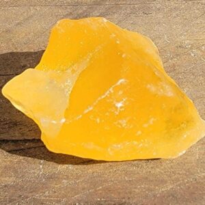 Orange Calcite Palm Stone