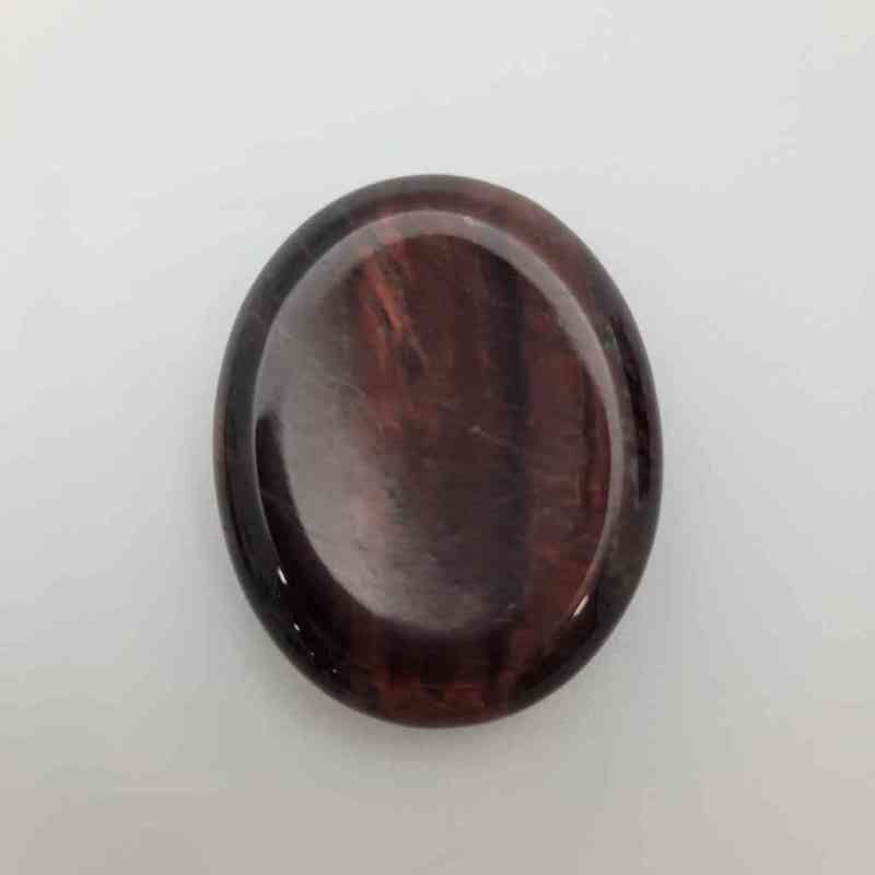 Red Tigers Eye Worry Stone Palm Stones 2024-07-27