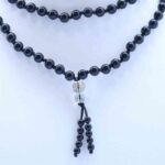 Black Obsidian Mala Bead Necklace Malas 2024-07-27