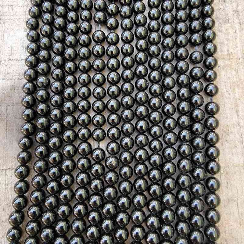 Black Onyx Bead Strand Beads 2024-07-27