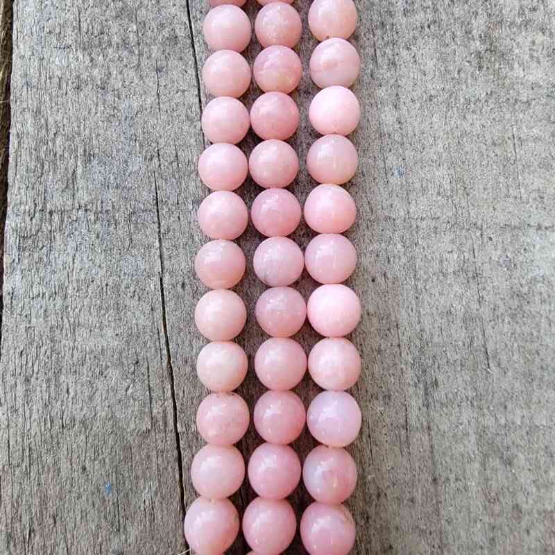 Pink Opal Bead Strand Beads 2024-07-27