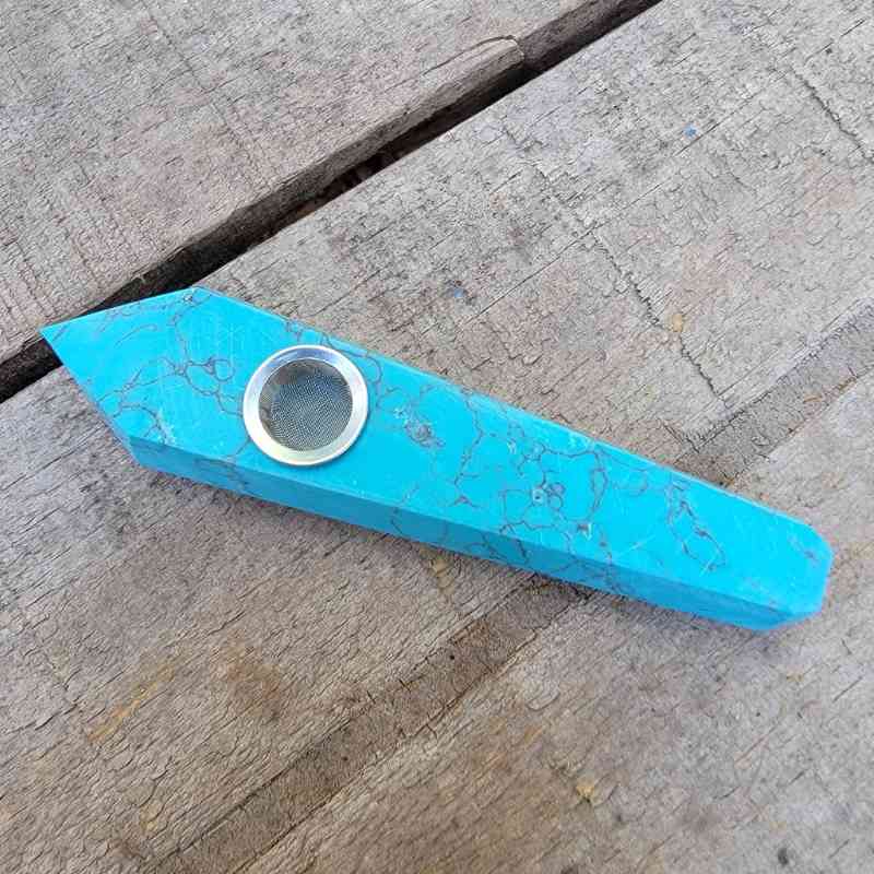 Blue Howlite Pipe Pipes 2024-07-27