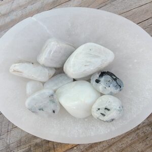 Rainbow Moonstone Tumbles