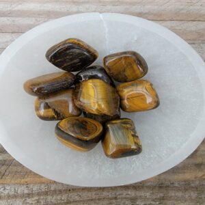 Yellow Tigers Eye Tumbles