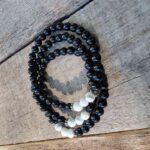 Obsidian / Howlite Bracelet – 6mm Bracelets 2024-07-27