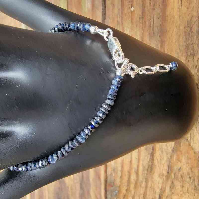 Blue Sapphire Waterfall Bracelet Bracelets 2024-07-27